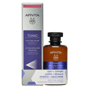Apivita Tonic Hair Loss Lotion 150 ml + Men&#039;s Tonic Shampoo 250 ml